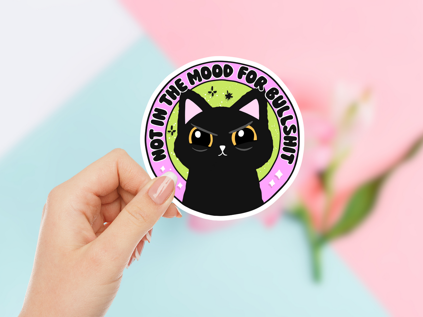 Not In The Mood For Bullshit Sticker