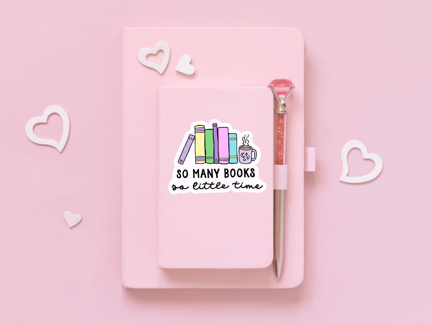 So Many Books So Little Time Sticker