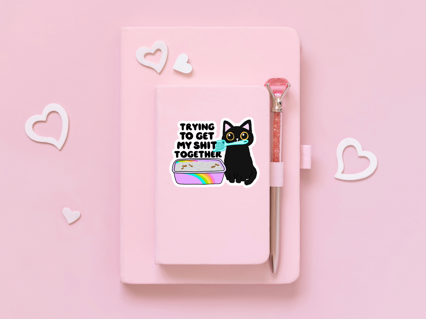 Trying To Get My Shit Together Sticker
