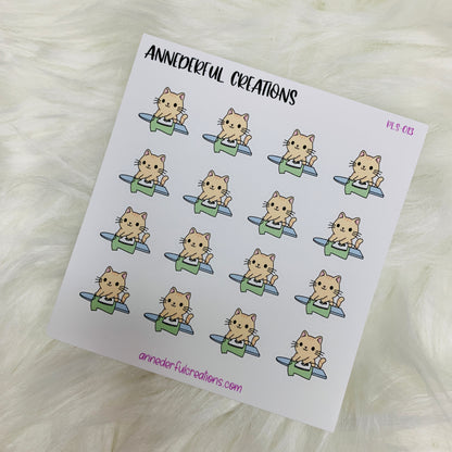 Iron Clothes Planner Stickers | PLS-013