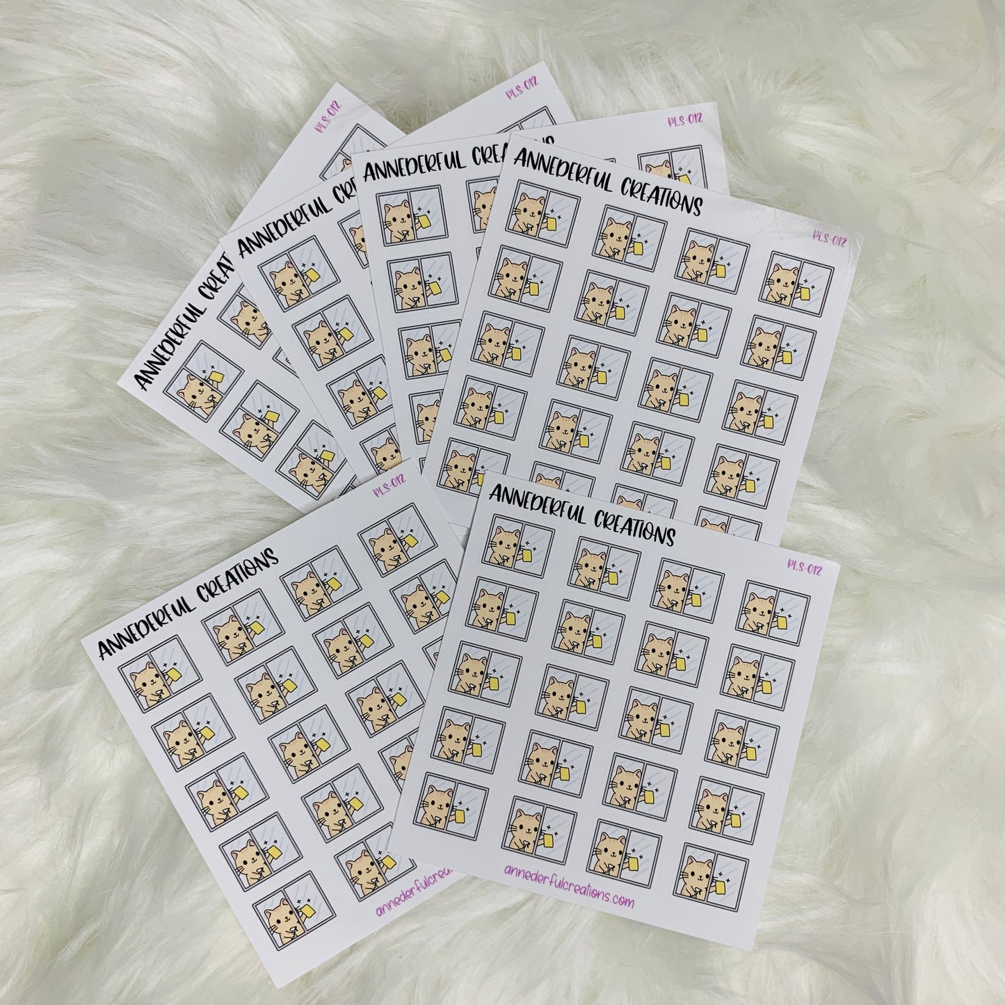 Clean Window Planner Stickers | PLS-012