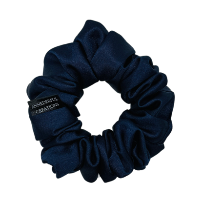 Navy Blue Mini Scrunchies (LYLIA)