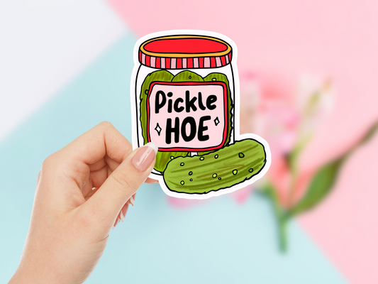 Pickle Hoe Sticker