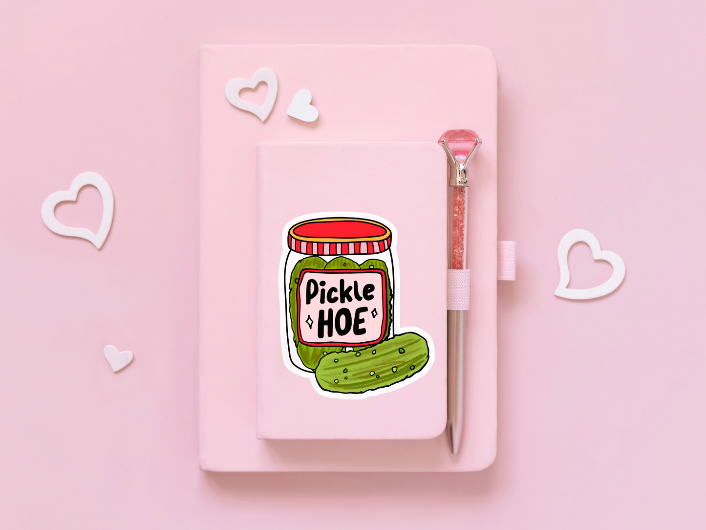 Pickle Hoe Sticker