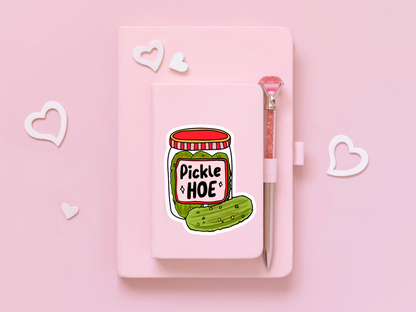 Pickle Hoe Sticker