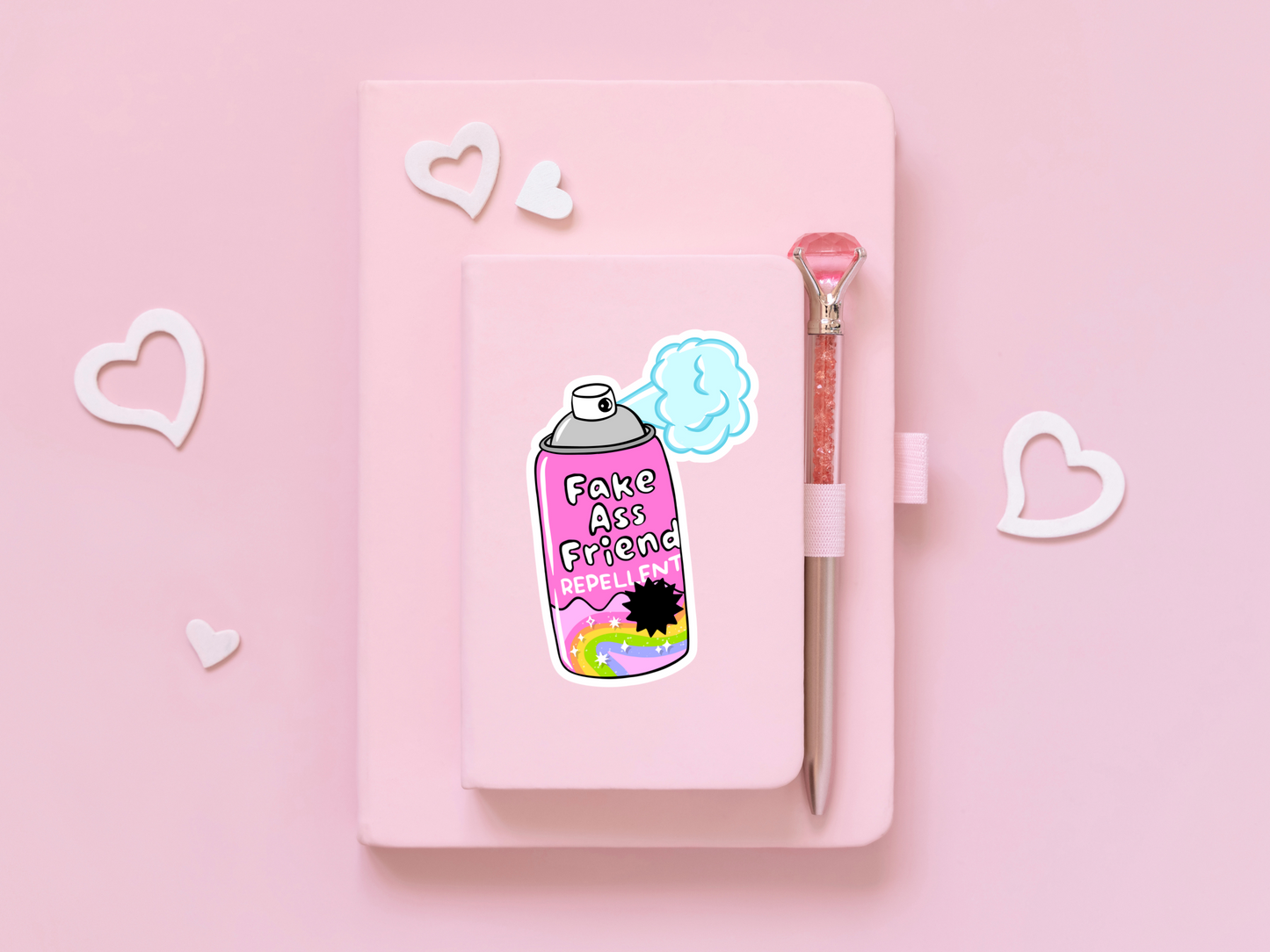 Fake Ass Friend Repellent Sticker
