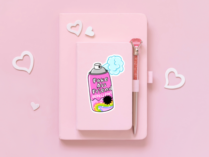 Fake Ass Friend Repellent Sticker