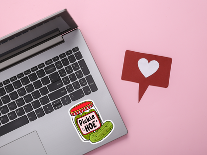 Pickle Hoe Sticker