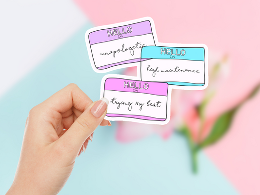 Name Tag Sticker