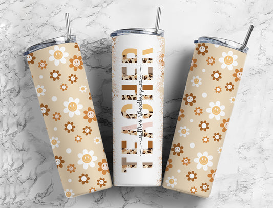 Teachers Split Retro 20oz Tumbler