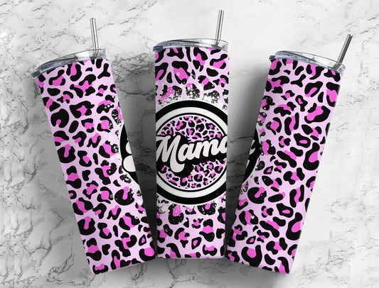 Leopard Print Pink 20oz Tumbler