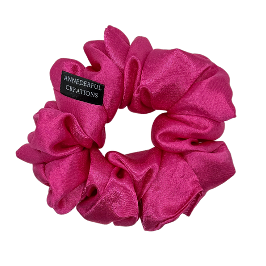 Fuchsia Mini Scrunchies (Kisha)