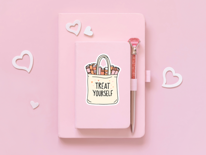 Treat Yourself Sticker