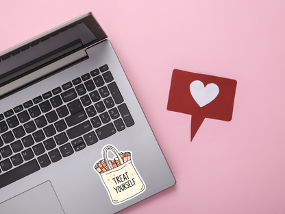 Treat Yourself Sticker