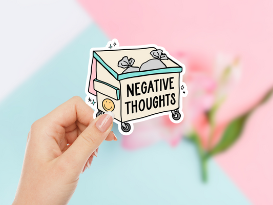Negative Thoughts Sticker