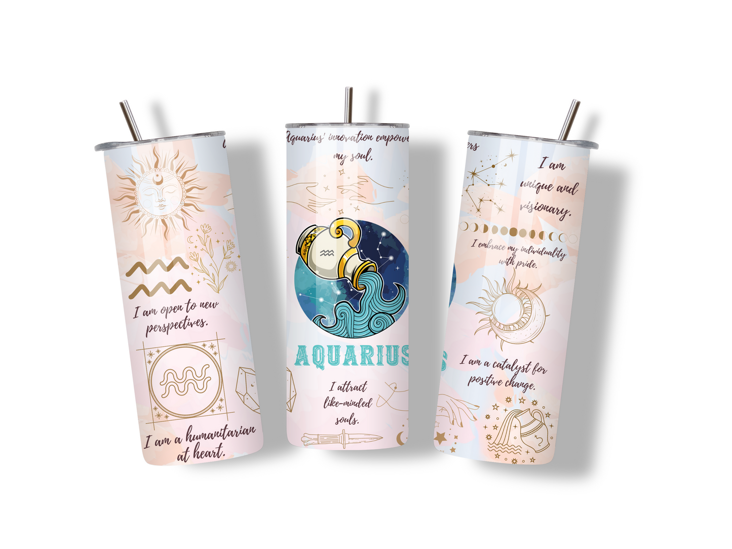 Zodiac Sign 20oz Tumbler Drinkware Flasks