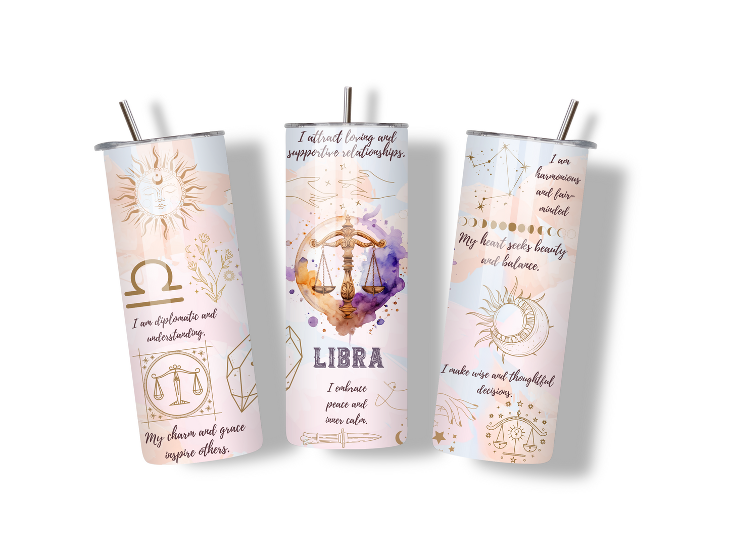 Zodiac Sign 20oz Tumbler Drinkware Flasks