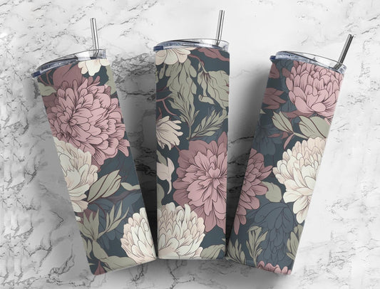 Soft Floral 20oz Tumbler