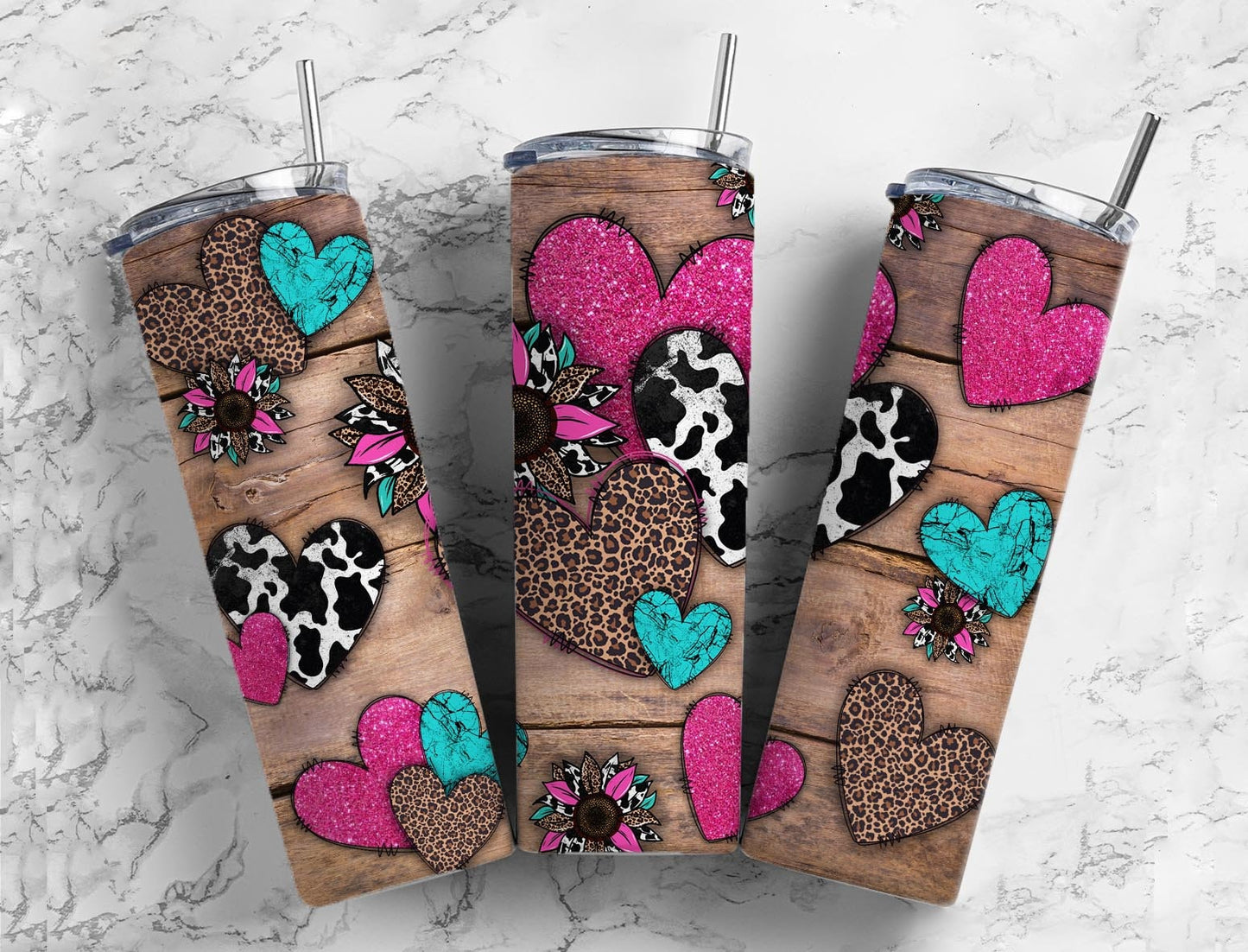 Western Heart 20oz Tumbler 