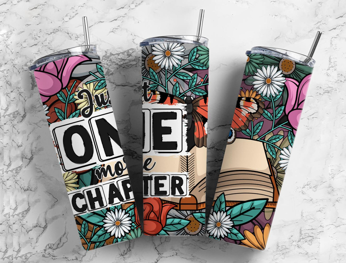 Just one more chapter 20 oz Tumbler