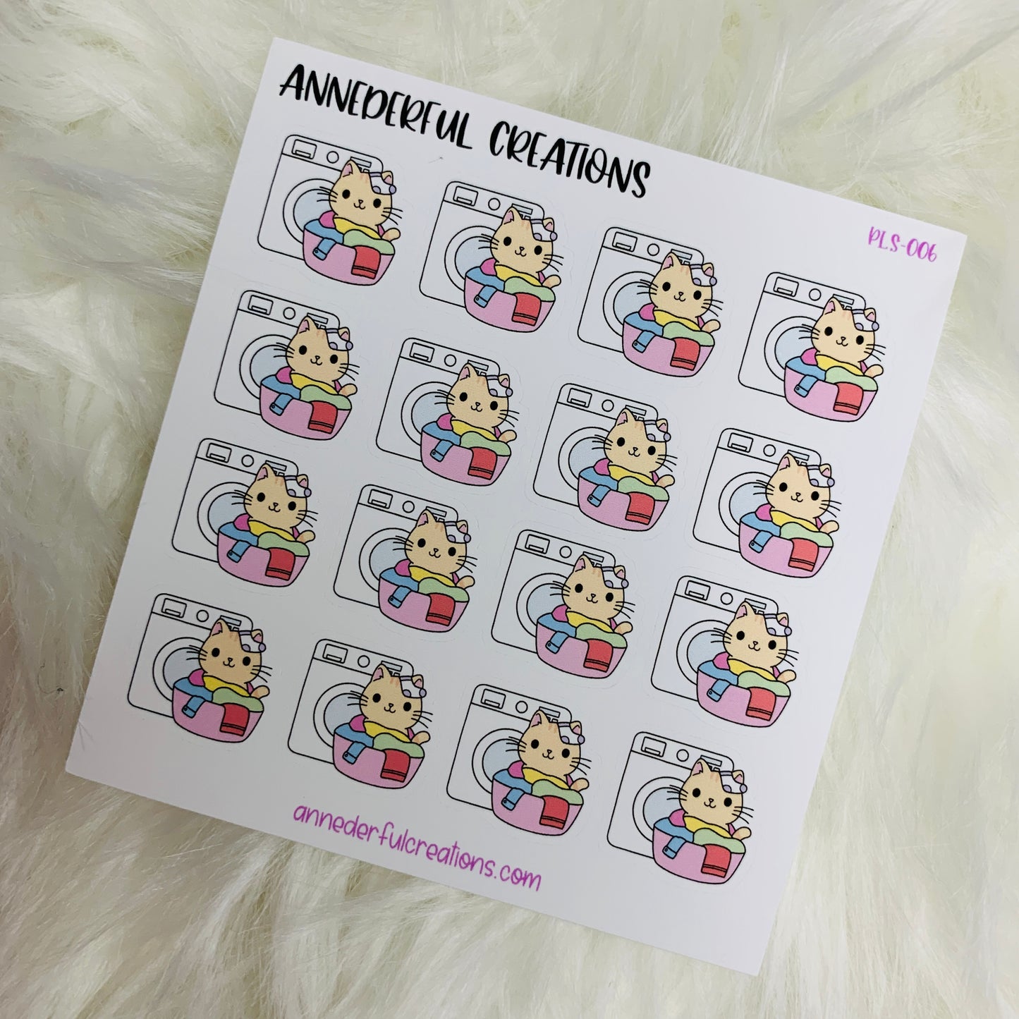 Laundry Planner Stickers | PLS-006